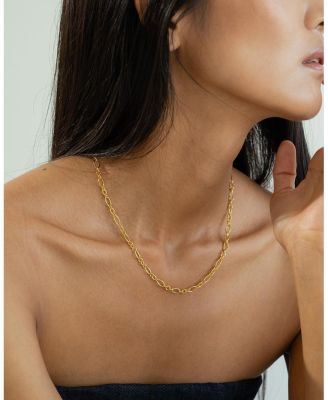 18K Gold Plated Sterling Silver Luxe Necklace Layers Set Holiday Gift Idea