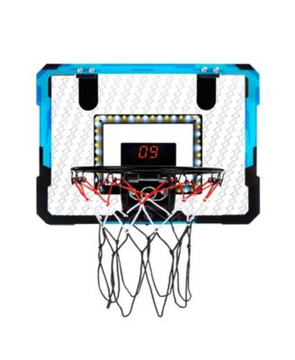 Kids Basketball Hoop with Electronic Scoreboard and Lights