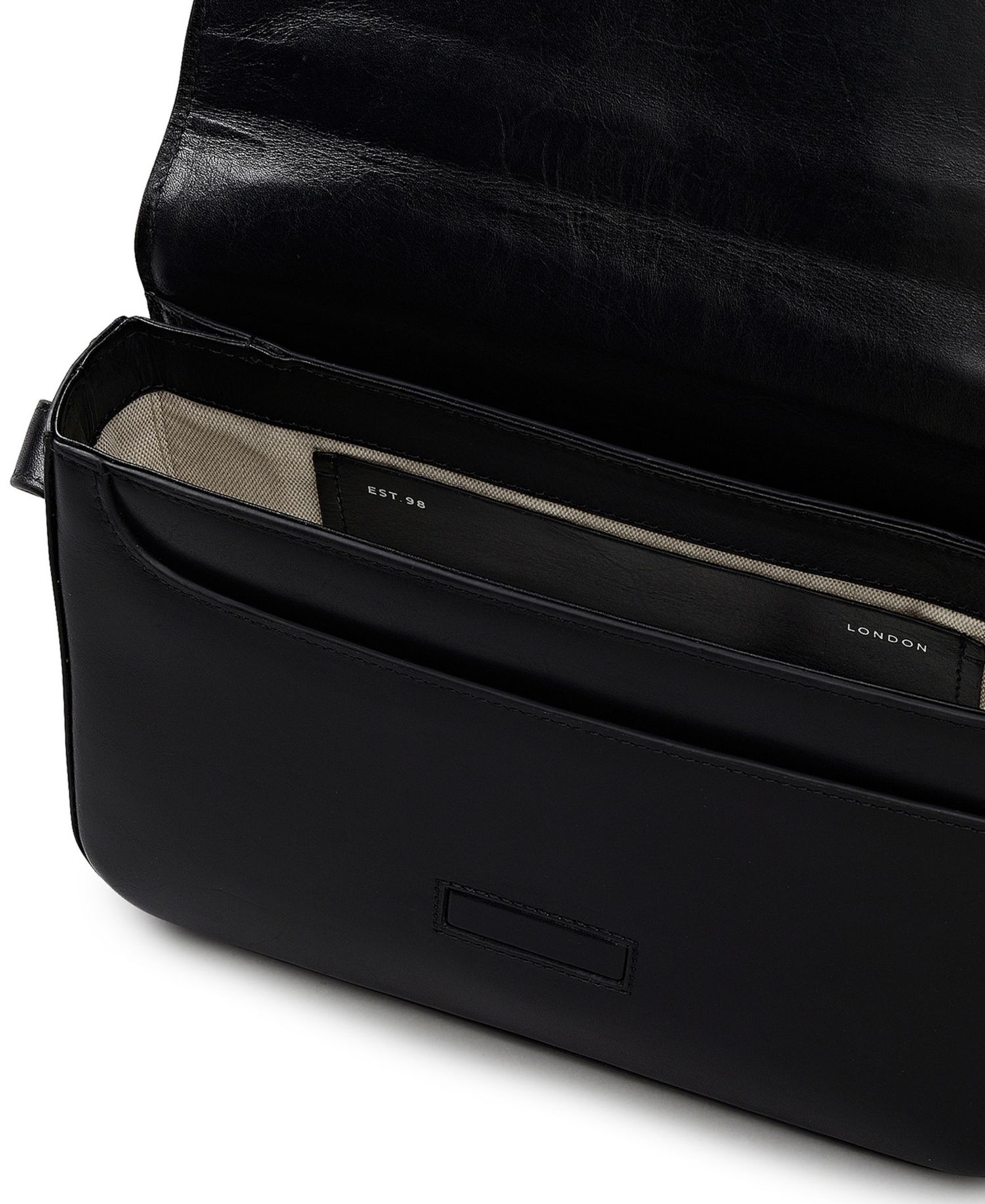 Pocket Street Small Leather Flapover Crossbody Bag