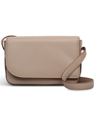 Pocket Street Small Leather Flapover Crossbody Bag