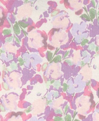 Girls' Toddler 2T-5T Unicorn Floral Top and Pajama Pants, 4-Piece Set