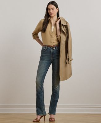 Lauren Ralph Lauren Petite 100% Linen Relaxed-Fit Shirt