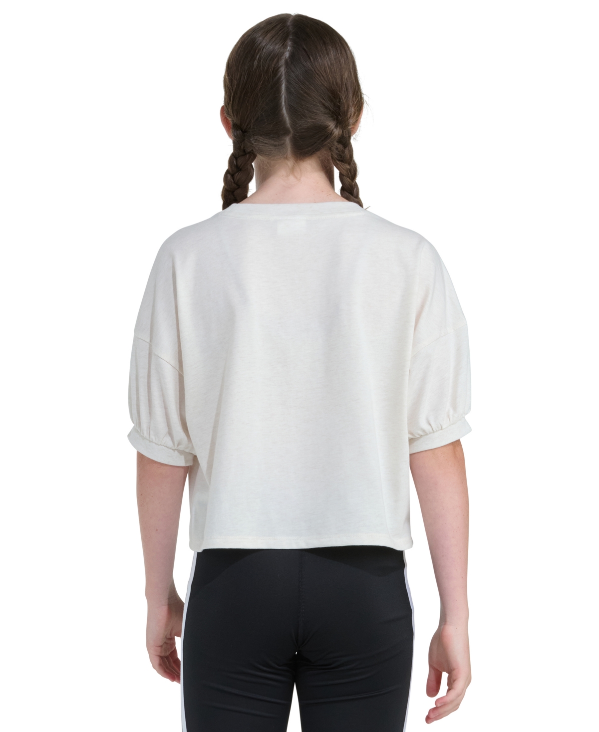 adidas Girls' 8-16 Short Balloon-Sleeve T-Shirt