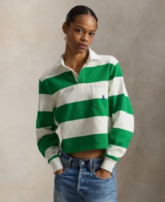 Women's Wide Stripe Rugby Shirt