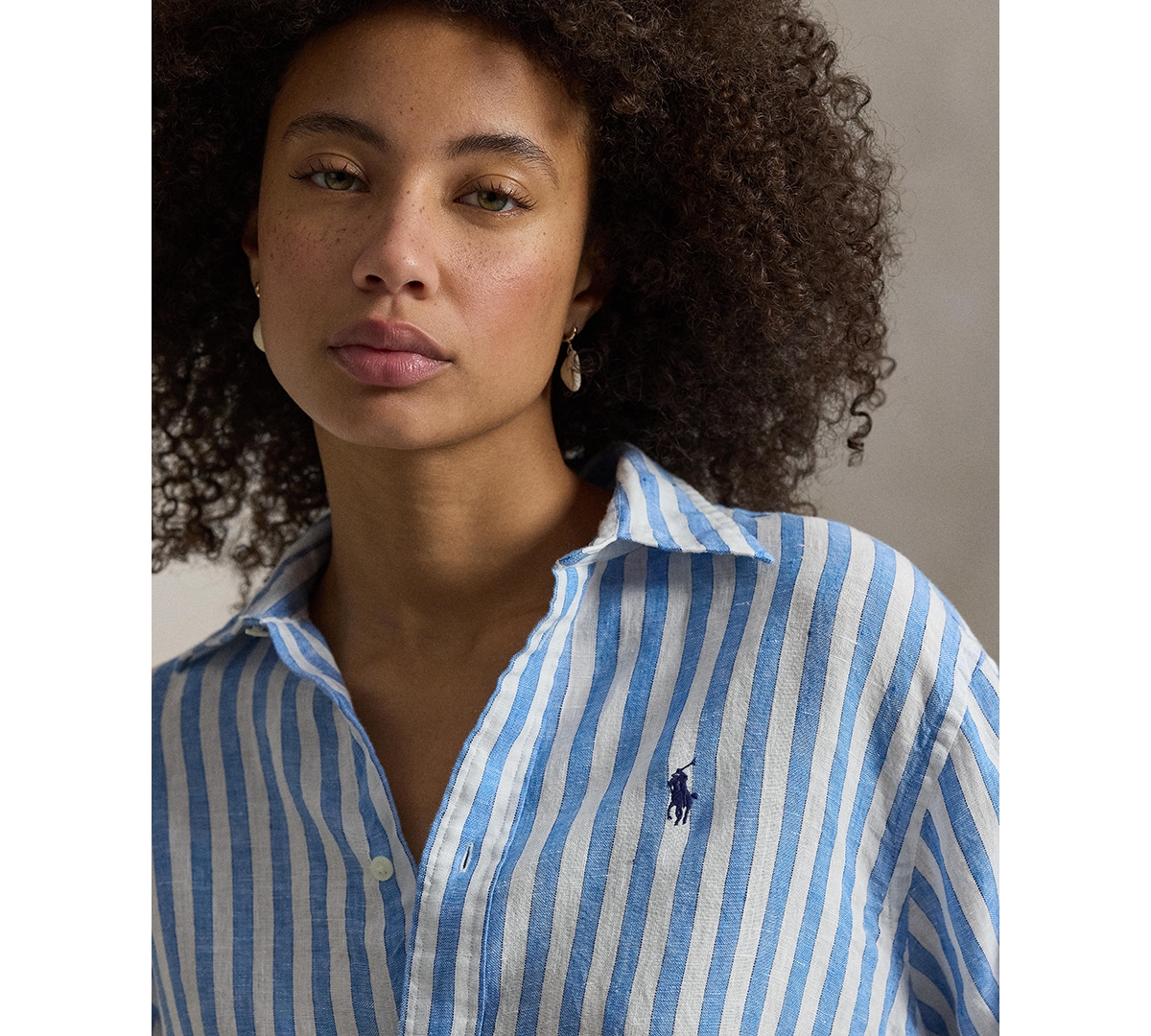 Polo Ralph Lauren Women's Cropped Gingham Shirt