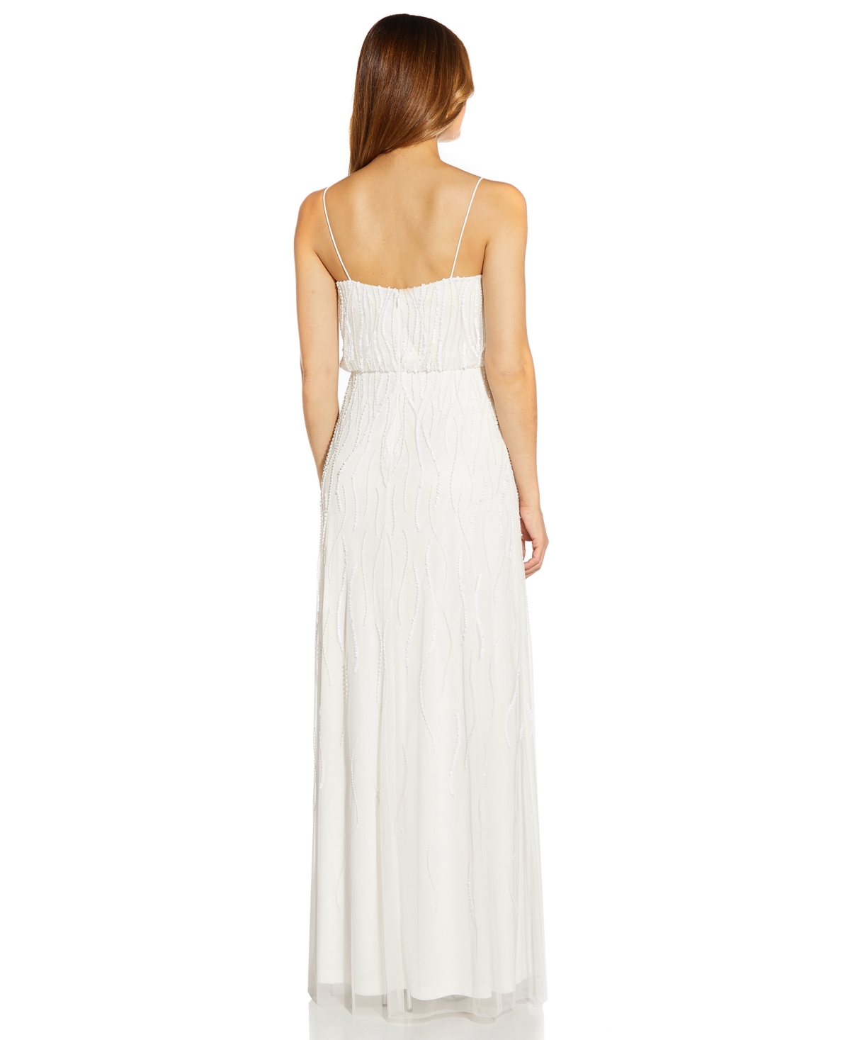 Adrianna Papell Embellished Blouson Gown