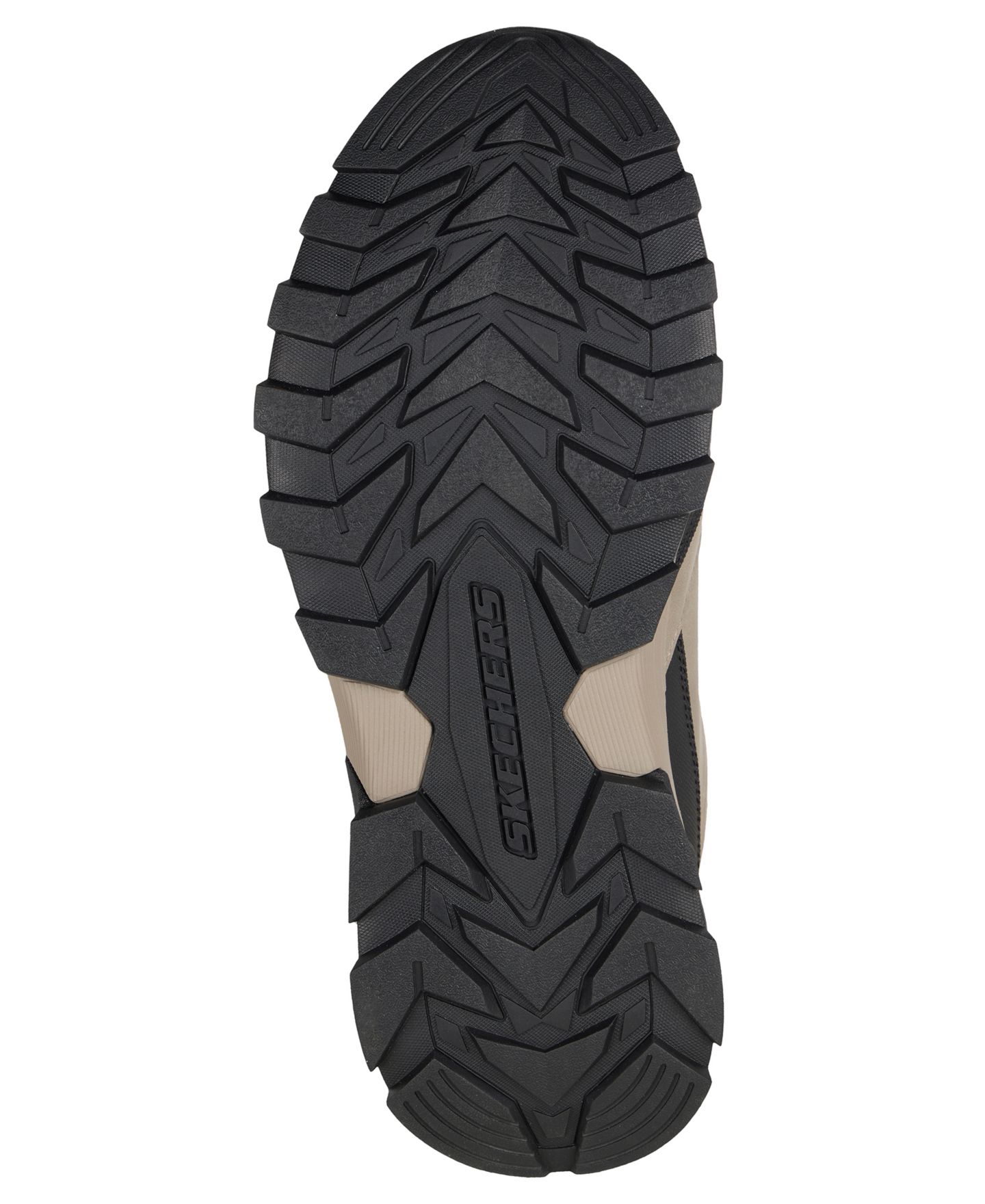 Мужские ботинки Skechers Slip-Ins Waterproof Relaxed Fit: Glide-Step Randell - Brecken Hiking, цвет: Серый / Чёрный — фото 6