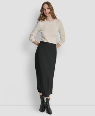 Women's Logo Elastic Waistband Slip Skirt