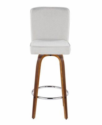 Fabric Henry Contemporary Fixed-Height Counter Stool, Set of 2