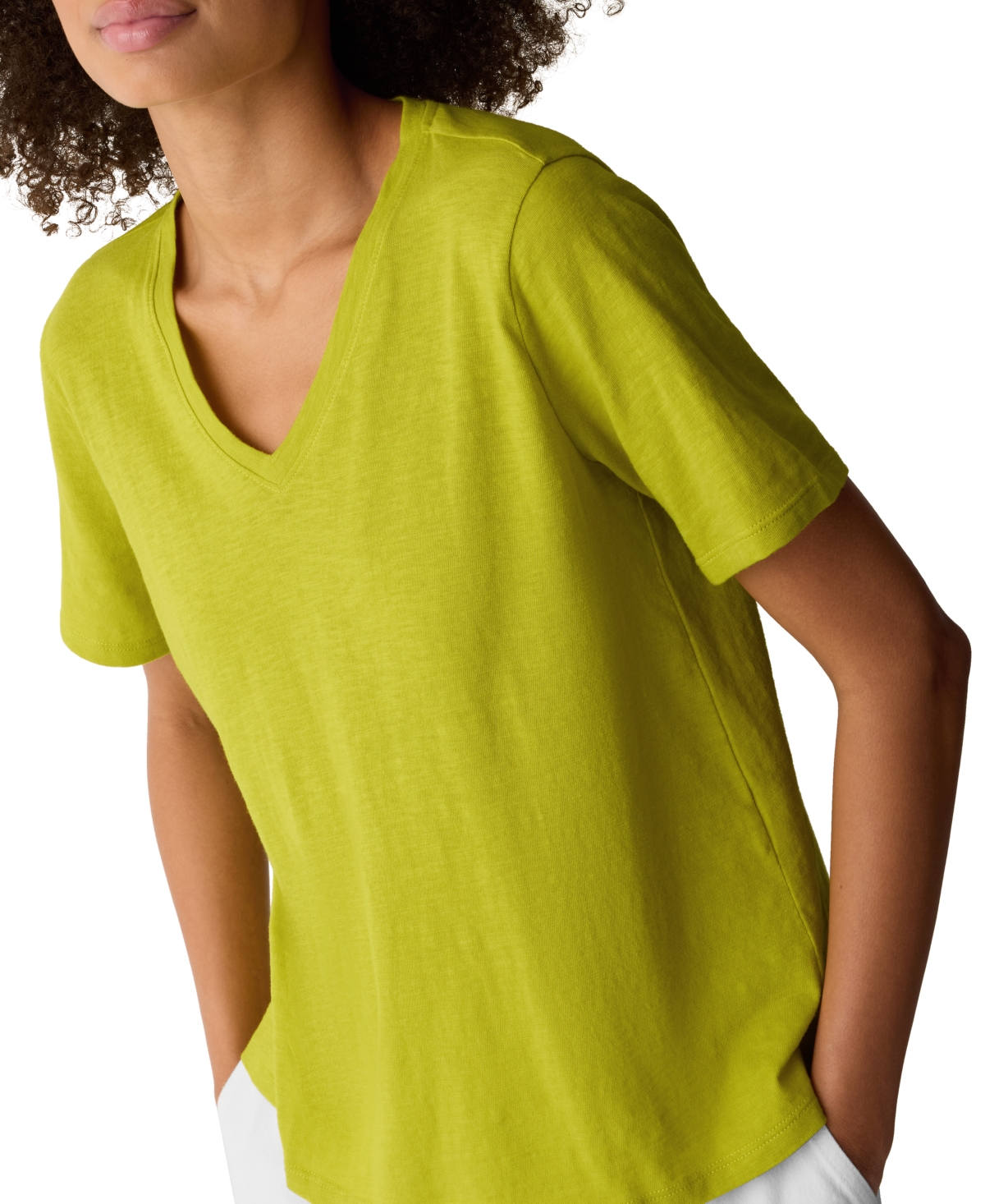 Eileen Fisher Women's V-Neck Pull-On T-Shirt