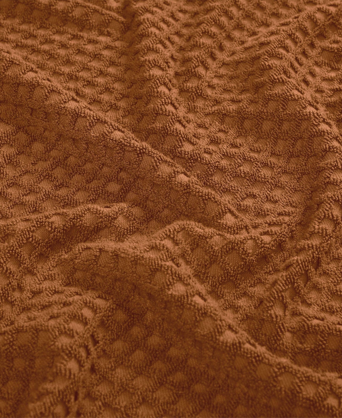 Linery & Co. Quick-Drying Cotton Diamond Waffle Textured 2-Piece Bath Sheet Set