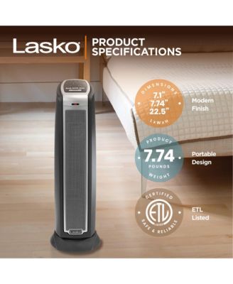 5790 Portable Electric 1500W Room Oscillating Ceramic Tower Space Heater