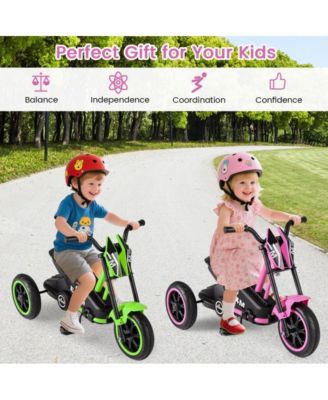 Kids Three Wheel Tricycle for Toddlers with Stable Design and Easy Control