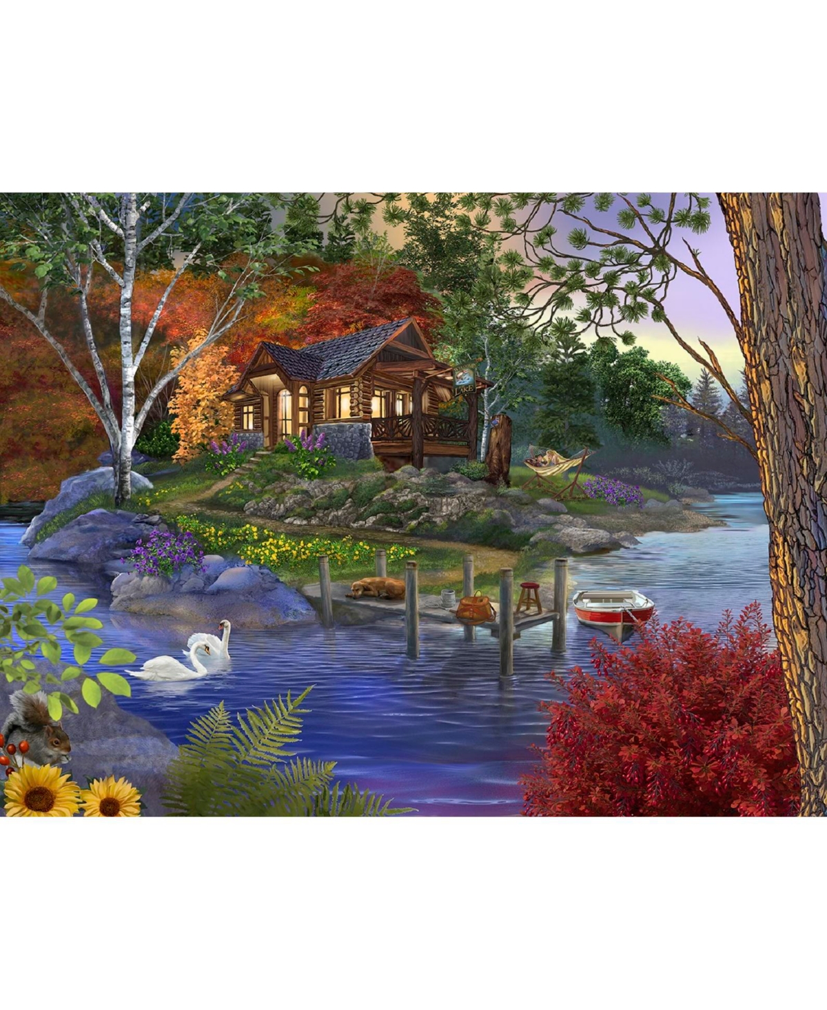 SunsOut Memory Lake 1000 piece Jigsaw Puzzle for Adults