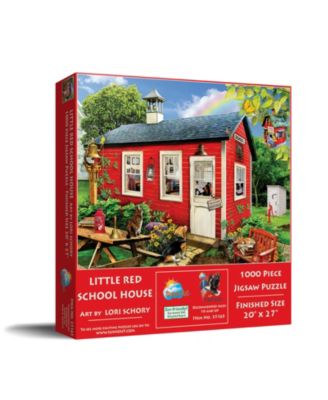 Little Red School House 1000 piece Jigsaw Puzzle for Adults