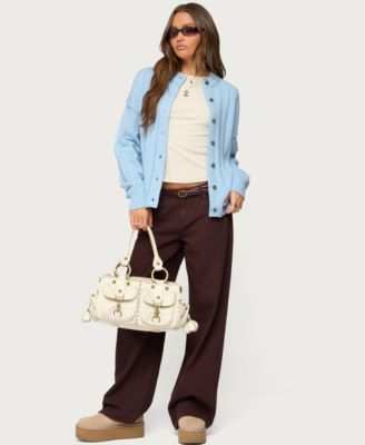 Women's Joanie Wide Ribbed Knit Cardigan