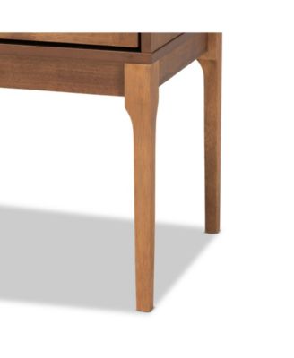 Ramiel 18.7" Rattan Mid-Century Nightstand