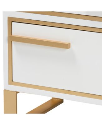 Giolla 11.8" Metal Contemporary End Table