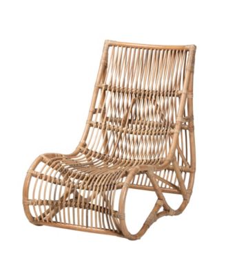 Genera 36" Rattan Bohemian Lounge Chair