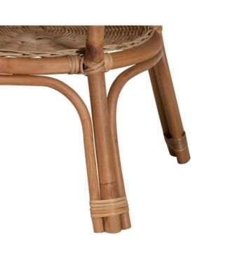 Abbey 22" Rattan Bohemian Coffee Table