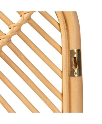 Sakina 63.8" Rattan Bohemian Queen Wall-Mount Headboard