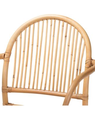 Tugera 22" Rattan Bohemian Dining Chair