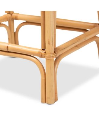 Ivora 19.5" Rattan Bohemian Counter Stool