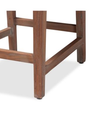 Heyna 24" Wood Mid-Century Counter Stool