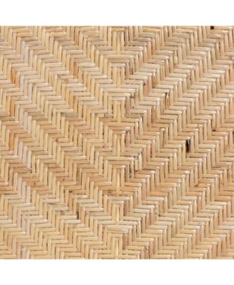 Kobe 21.3" Rattan Mid-Century Dining Chair