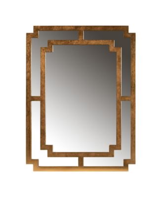 Boxton Studio Dayana 36" Wood Contemporary Accent Wall Mirror