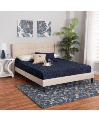 Boxton Studio Casol 88.4" Fabric Mid-Century Queen Platform Bed
