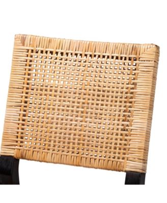 Lesia 22.4" Rattan Bohemian Dining Chair