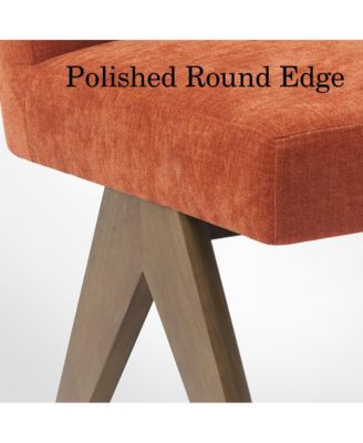 3-Piece Round Dining Table Set for 2, Upholstered Chairs with Rubberwood Legs, Modern Kitchen Table Set for Small Spaces