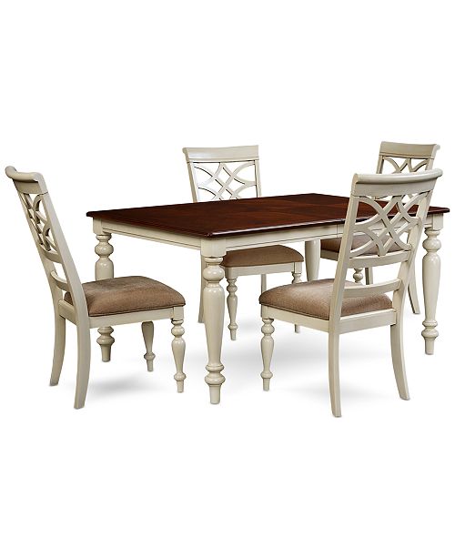 Furniture Windward 5 Pc Dining Set Dining Table 4 Side