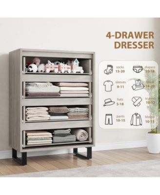 4 Dresser for Bedroom, 41.5" Tall Dresser