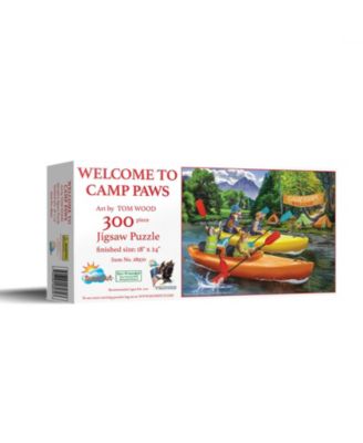 Welcome to Camp Paws 300 piece Jigsaw Puzzle for Adults