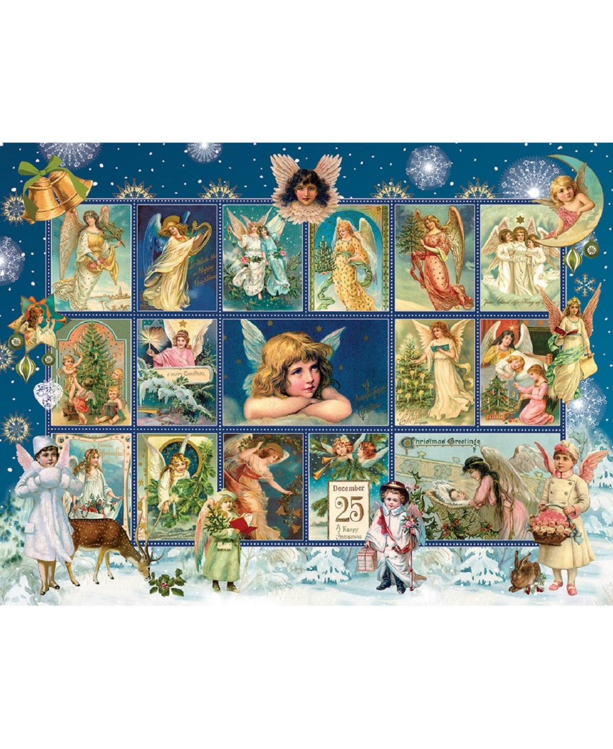 SunsOut Christmas Snow Angels 300 piece Jigsaw Puzzle for Adults Christmas