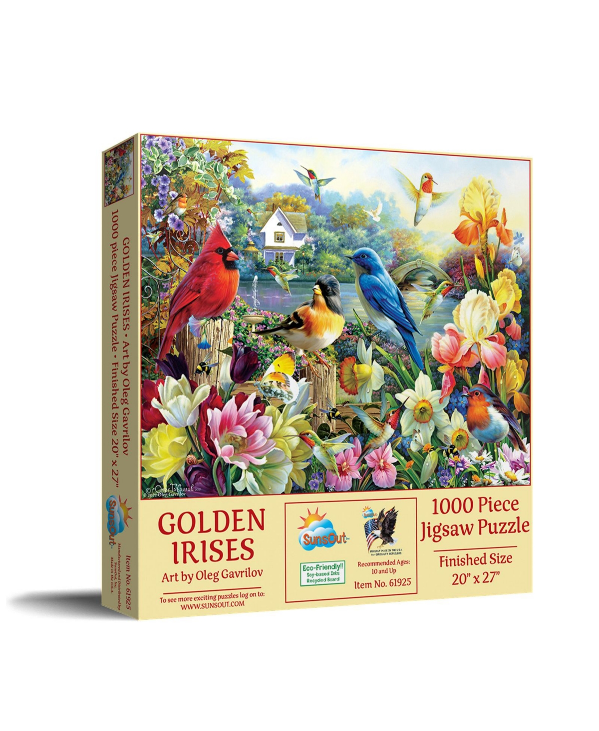 SunsOut Golden Irises 1000 piece Jigsaw Puzzle for Adults