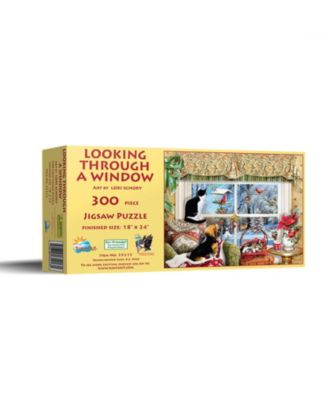 Looking Through a Window 300 piece Jigsaw Puzzle for Adults Christmas