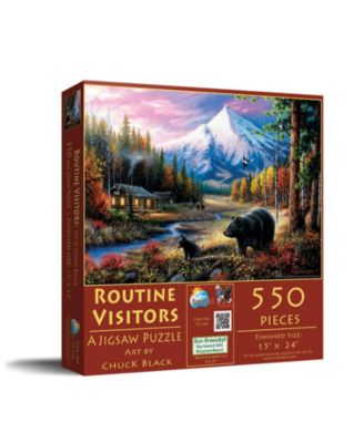 Routine Visitors 550 piece Jigsaw Puzzle for Adults