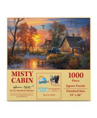 Misty Cabin 1000 piece Jigsaw Puzzle for Adults