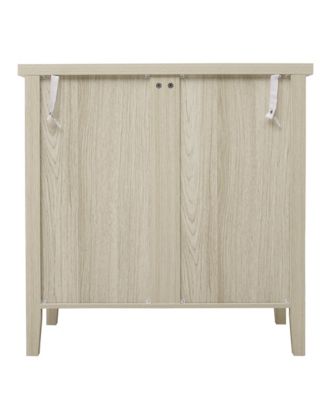 Streamdale Hollow-Carved 2 Door Accent Cabinet with Adjustable Shelf