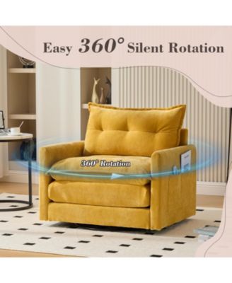 Swivel Barrel Accent Chair