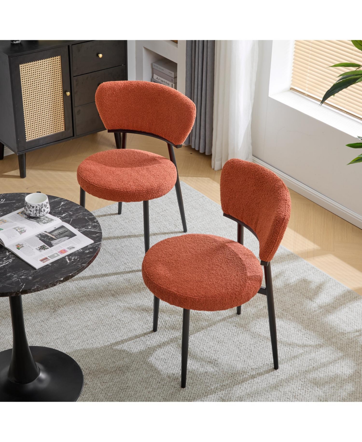 Streamdale Furniture Upholstered Dinning Chair Set of 2