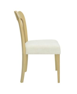 Streamdale Dining Chair Without Arm(light ash+beige) Set of 2