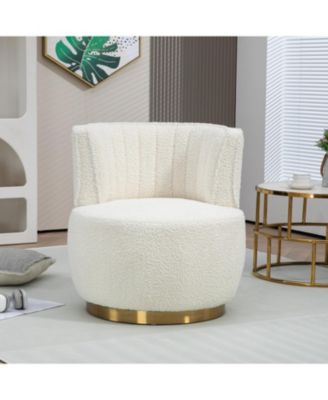  Plush Teddy Swivel Accent Chair Comfort and Style for Any Room