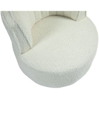  Plush Teddy Swivel Accent Chair Comfort and Style for Any Room