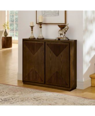 Mid Century Modern V-Shape Storage Cabinet