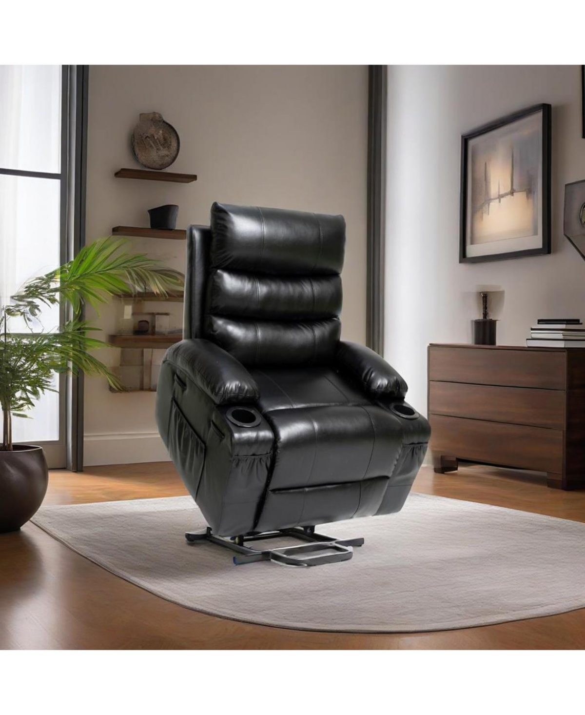 Streamdale Furniture Electric Power Lift Recliner Chair w/ Massage & Heat