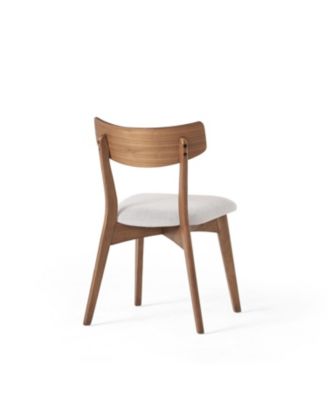 5-Pc Mid-Century Walnut Dining Set with Chairs